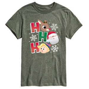 Men's - Rudolph - Rudolph Ho Ho Ho Short Sleeve Graphic T-Shirt - 1 of 4