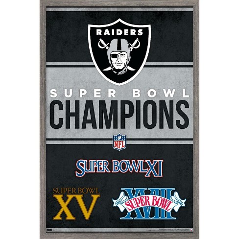 NFL Las Vegas Raiders - Champions 23' Posters - Trends International