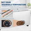 Commercial Food Warmer, 2-Pan Stainless Steel Buffet Bain Marie Steam Table with Adjustable Temperature Control for Catering Restaurants and Parties - 4 of 4