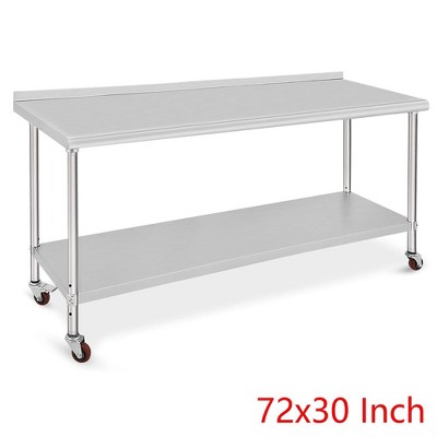 Food Prep Stainless Steel Table Commercial Workstation