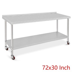 Food Prep Stainless Steel Table Commercial Workstation - 1 of 4