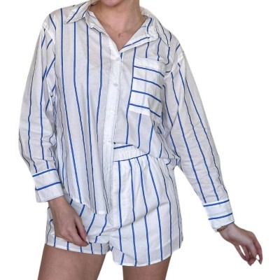 Women's Striped Matching Set - day + moon