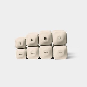 WeGym SafeGrip Dumbbells Medium Set - 5, 8, 10, 12 lbs - Sandstone - 1 of 4