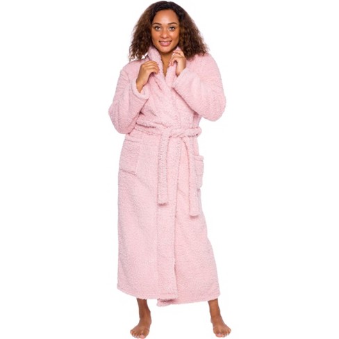 Silver Lilly Womens Luxury Sherpa Robe - Pink, Xx Large : Target