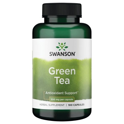 Swanson Green Tea 500 mg 100 Caps.