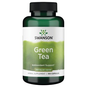 Swanson Green Tea 500 mg 100 Caps. - 1 of 2