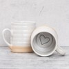 Hidden Message Heart Mug Stoneware 24 oz - 2 of 2