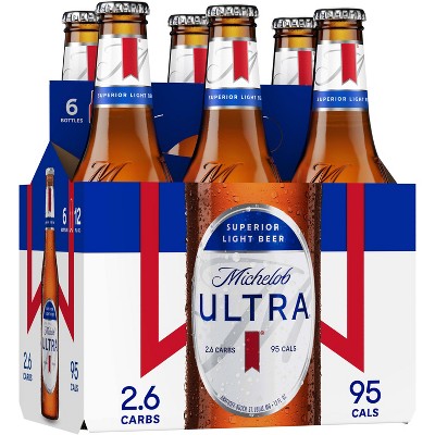 Michelob Ultra Superior Light Beer - 6pk/12 fl oz Bottles