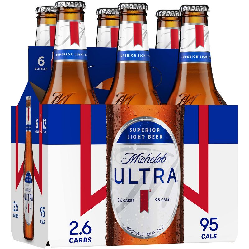 Michelob Ultra Superior Light Beer - 6pk/12 fl oz Bottles, 3 of 12
