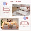 Garvee Twin Daybed with Trundle,Day Bed with LED Lights & Charging Station, Metal Bed Frame with Pull Out Trundle for Living Room, Small Spaces - 3 of 4