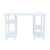 Teamson Kids Wooden Desk & Chair Set with Open Shelving for Storage Below, White - 2 of 4