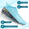 Vizari Saco MC Adult Soccer Cleats for Outdoor Play | Mid-Cut High Ankle Football Shoes with Sock | Professional Spikes High Top Football Cleats | Transparent Studs Soccer Cleats - 2 of 4