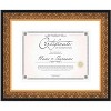 PosterPalooza | Gold Diploma Frame, Acid-Free White Mat, UV Acrylic, Backing, and Hanging Hardware - 2 of 4