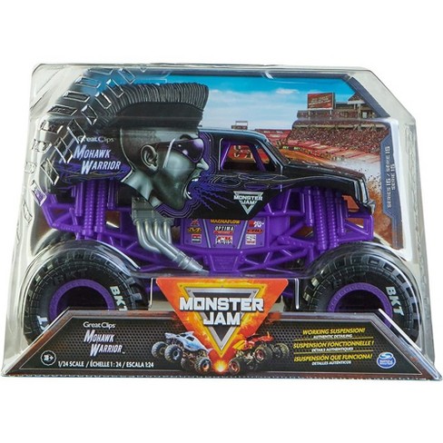 Monster Jam, Grave Digger Retro 1:24 Scale Die-Cast Monster Truck, Girl and  Boy Toys