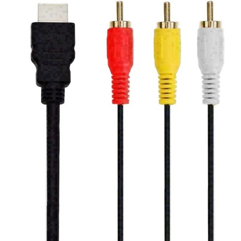 HDMI Male to 3 RCA Cables