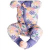 Girl Baby's Bamboo Sleeper Footies - Little One Shop - image 2 of 4