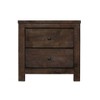 Wallace & Bay Bonilla Nightstand, Gray Brown - 2 of 4