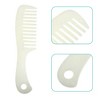Unique Bargains Anti-Static Hair Comb Wide Tooth Hair Supplies Detangling Comb For Wet and Dry White 1 Pc - 3 of 4