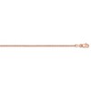Black Bow Jewelry 1.25mm 14k Rose Gold Solid Polished Spiga Chain Necklace - 2 of 4