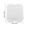 Unique Bargains Curved Style Bath Pillow 13.78"x12.2"x2.17" 1 Pc - 3 of 4