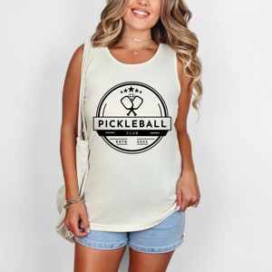 Simply Sage Market Pickleball Club Garment Dyed Tank - 1 of 3