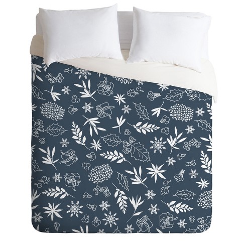 Iveta Abolina Oslo Winter Duvet Cover Set Blue Deny Designs Target