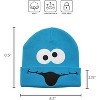Sesame Steet Kids Beanie – Blue and Red Cute Knit Winter Hat Beanies for Boys and Girls - 3 of 4
