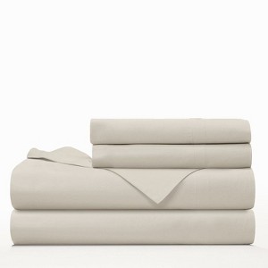 Farm to Home Dreamy Organic Cotton Sheet Set 100% Organic Cotton 300 TC Sateen Soft Breathable Deep Pocket Sheets - 1 of 3