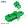 Unique Bargains Plastic Waterproof Weather-Resistant Lightweight Tarp Clips 24 Pcs - 2 of 4