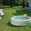 132 Gallon Layered Plaid Inflatable Kiddie Pool Green/Blue - Hearth & Hand™ with Magnolia - 2 of 4