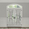 Kate Aurora Plaid Country Farmhouse French Door Curtain Panel With Matching Tieback - 4 of 4