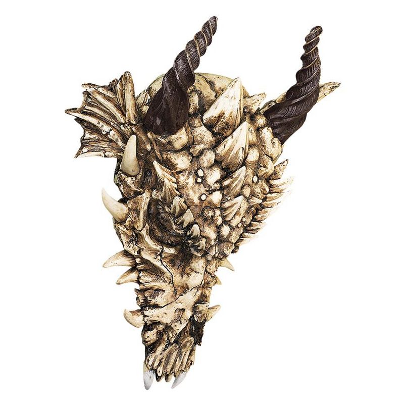 Design Toscano Stoker's Moors Dragon Skull Sculpture: Small, 2 of 4