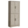 Kitchen Pantry Cabinet with 4 Doors & Adjustable Shelves, Freestanding Utility Storage Cupboard - 2 of 4