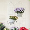 NicBex Metal Garden Arch Garden Trellis Netting Rust-Proof Metal Garden Trellis for Climbing Plants - 3 of 4