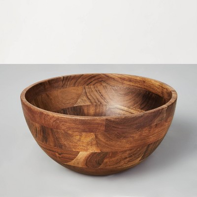 4.8qt Acacia Wood Serving Bowl - Hearth & Hand™ with Magnolia