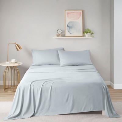 Elegant Smooth Solid 85GSM Lightweight Microfiber Sheet Set, All Season Bedding Set, Cozy Home Textile for Modern Bedroom Decor