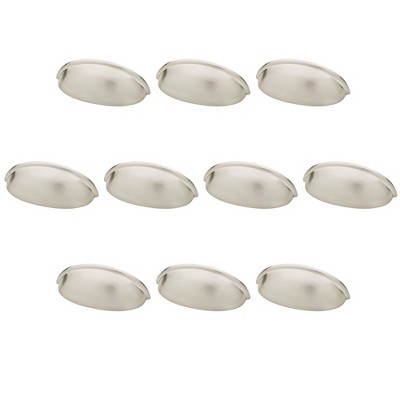 Franklin Brass 10pk 3" Contemporary Cup Pull Nickel