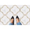 GoodGram Peel N' Stick DIY Retro 12x12 Self Adhesive Vinyl Floor Tile - 20 Tiles (20 Total SF in a Box) - Van Cleef - 20 Tiles/20 sq. ft. - 3 of 4