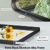 KIOTEE Rectangular Aluminum Alloy Framed and Tempered Glass Wall Bathroom Vanity Mirror in Matte Black - 4 of 4
