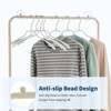 Clothes Rack, Portable Garment Rack Laundry Cart, Rolling Clothes Rack with Wheels and Shelves, Storage Shelves for Clothes - 4 of 4