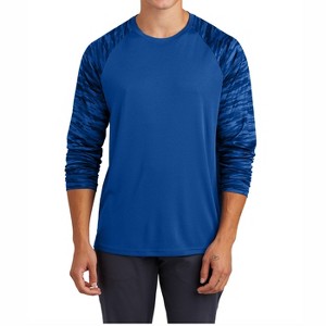 Mafoose Men's Drift Camo Colorblock Long Sleeve Tee - Stylish and Comfortable - 1 of 4