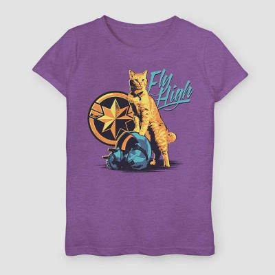 girls captain marvel t shirt