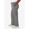 KingSize Fleece Cargo Sweatpants - 4 of 4