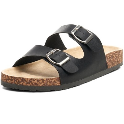 Alpine Swiss Womens Casual Double Strap Slide Sandals : Target