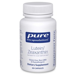 Pure Encapsulations Lutein & Zeaxanthin - Supports Overall Vision* - Maintains Macular Pigment & Eye Health* - Vegan-Friendly & Non-GMO - 60 Capsules - 1 of 4