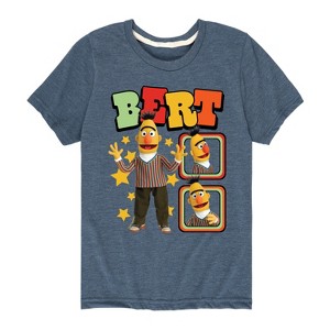 Boys' - Sesame Street - Bert Photoreal Short Sleeve Graphic T-Shirt - 1 of 4