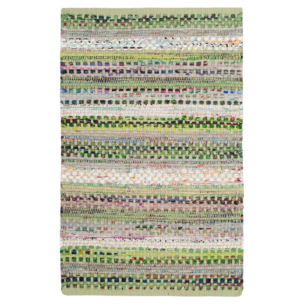 3'x5' Waverly Woven Rug Green/Multi - Safavieh