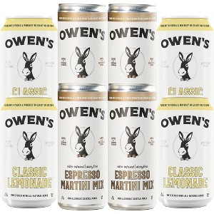 Owen’s Craft Mixers | Martini Mix | Classic Lemonade & Espresso Martini Mix, Handcrafted in the USA with Premium Ingredients | Vegan & Gluten-Free Soda Mocktail and Cocktail Mixer - 1 of 1