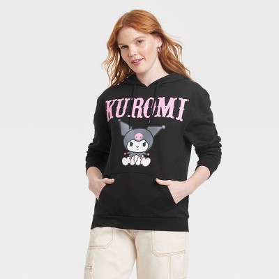 Sanrio Kuromi Anime Hearts & Skulls Unisex Black Graphic Tee Shirt-m :  Target