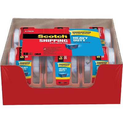 Scotch Heavy Duty Shipping Packing Tape with Dispenser 1.88"W x 22 yds. 495492